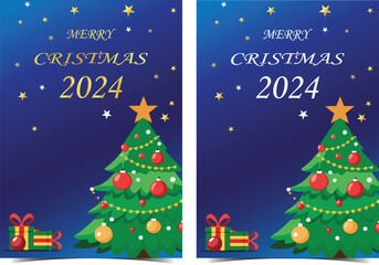 Fototapeta premium text marry cristmas and beautiful souvenirs, Merry cristmas hand lettering calligraphy isolated 