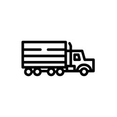 Truck icon symbol vector image illustration
