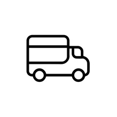 Truck icon symbol vector image illustration
