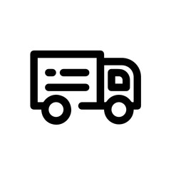 Truck icon symbol vector image illustration
