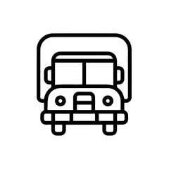Truck icon symbol vector image illustration
