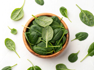 Obraz premium leaves. leaf, isolated, green, plant, white, leaves, nature, food, fresh, herb, vegetable, branch, lime, spinach, ingredient, healthy, mint, natural, organic, herbal, tree, basil, freshness, foliage, 