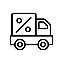 Truck icon symbol vector illustration
