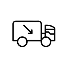 Truck icon symbol vector illustration
