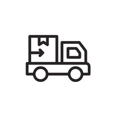 Truck icon symbol vector illustration

