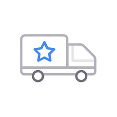 Truck icon symbol vector illustration
