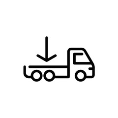 Truck icon symbol vector illustration
