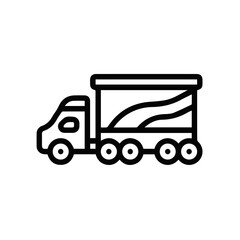 Truck icon symbol vector illustration
