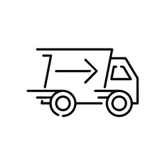 Truck icon symbol vector illustration
