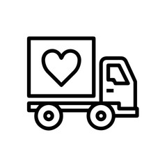 Truck icon symbol vector illustration
