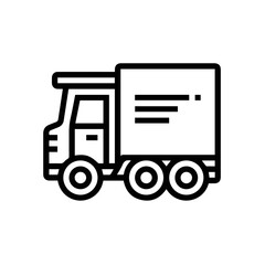 Truck icon symbol vector illustration
