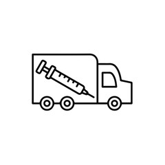 Truck icon symbol vector illustration
