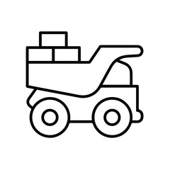Truck icon symbol vector illustration
