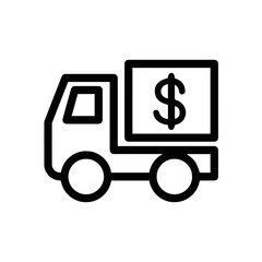 Truck icon symbol vector illustration
