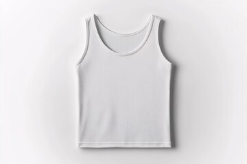 Blank White Tank Top - Versatile Fashion Apparel