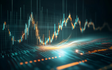 Finance and securities, stock theme, financial and business background
