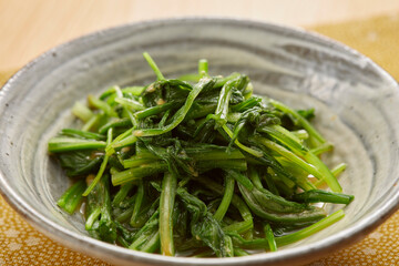 京の小料理屋定番 壬生菜からしあえ