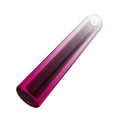 3d geometric glass dark pink color