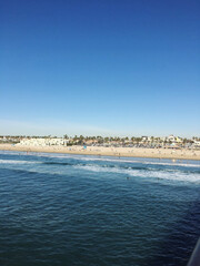 view of the sea from the pier