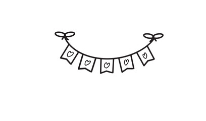 Flag street love heart shape drawing object icon happy valentine day 14 fourteen date february month nubes romantic love wedding pattern banner poster template pride event national lifestyle culture 