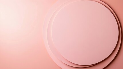 Obraz premium Abstract Pink Background with Concentric Circles