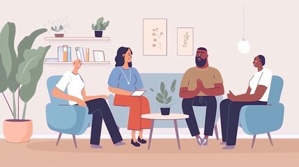 Young happy couples and brokers of new properties, or are professionals who offer advice to couples, help them restore their marriage, and shake hands