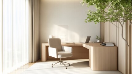 Fototapeta premium Home living interior, modern and futuristic style