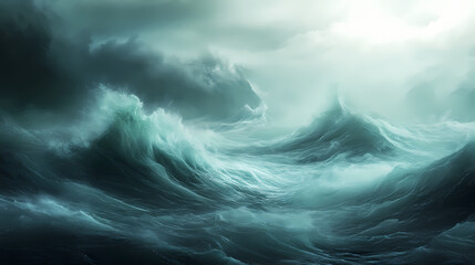 Ethereal misty waves of enchanted vapor with realistic atmospheric effects. Enigma. Illustration