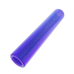 3d geometric glass purple color