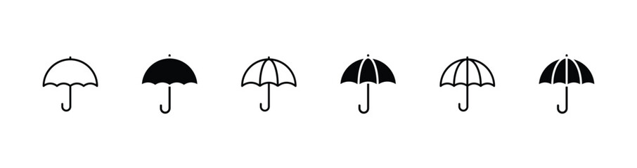 Umbrella Icon Vector for web, computer and mobile app