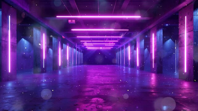 laser show club dark neon sci fi retro seamless looping overlay 4k virtual video animation background