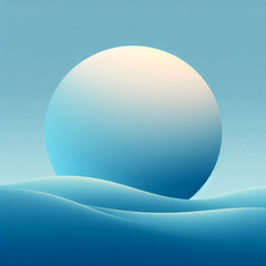 abstract blue background with bubbles