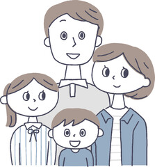 笑顔の家族