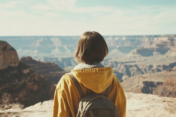 Breathtaking Mountain Vista Overlook in Natural Light