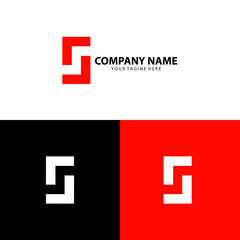 letter SZ logo design vector