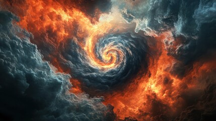 Spiral of Fire and Storm