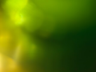 Background bokeh effect The journey of the emerald blue-green light line It was like a blue diamond falling from the tranquil atmosphere.