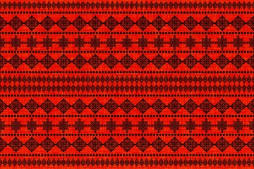  seamless pattern, geometric design, motif ethnic handmade, Ikat ethnic tribal, boho colors seamless