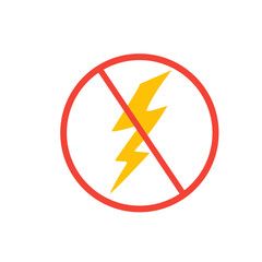 no electrical icon