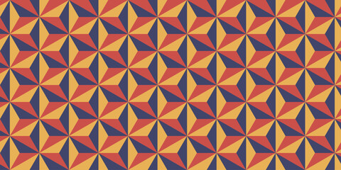 Abstract triangle pattern background, seamless triangle pattern, triangle pattern with vintage color. 