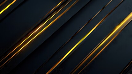 Fototapeta premium Abstract Black and Gold Stripes