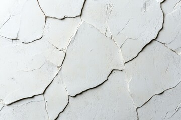 Obraz premium A wall with a lot of cracks and holes