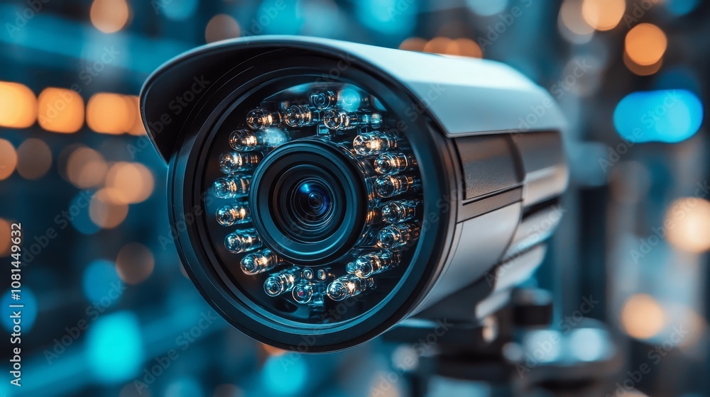 Poster infallible security system protecting against cyber threats, with advanced encryption technology, fi