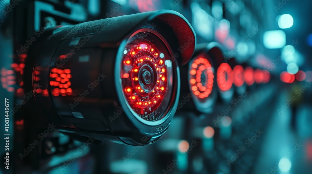 Poster infallible security system protecting against cyber threats, with advanced encryption technology, fi