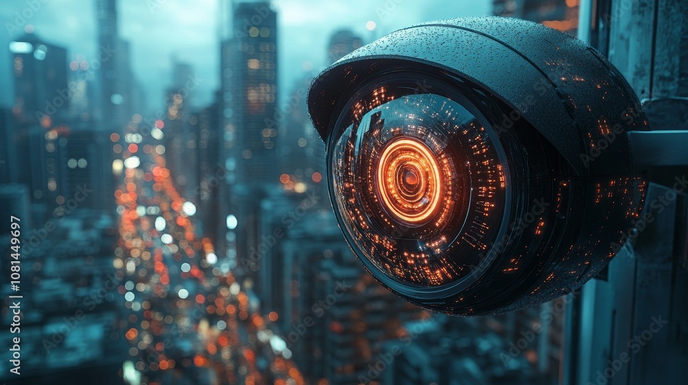 Poster infallible security system protecting against cyber threats, with advanced encryption technology, fi