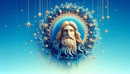 キリストモチーフの3Dイラスト