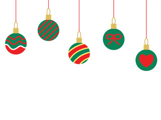 Christmas Entlement illustration,크리스마스 오너먼트