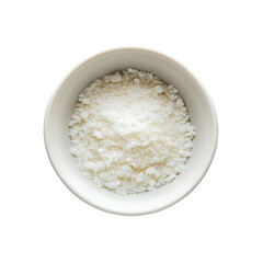 Pile of coarse sea salt isolated on transparent and white background. PNG cutout.