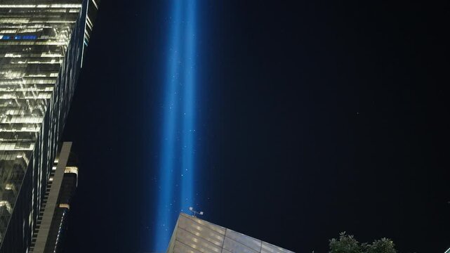 9/11 Light Beam at Night