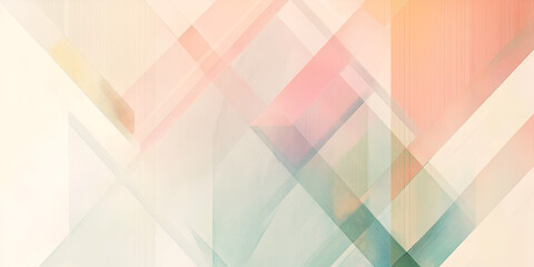 Abstract Geometric Pastel: A contemporary background featuring a subtle blend of pastel colors in a geometric pattern. The soft hues and overlapping shapes create a sense of movement and depth.